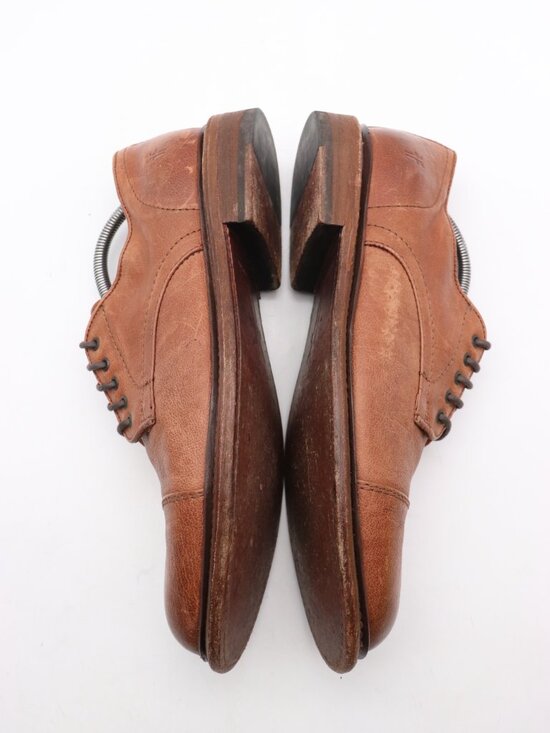 Frye Cap Toe Men\'s Size 10 D Oxford Derby Dress Shoes Brown Leather main image 6